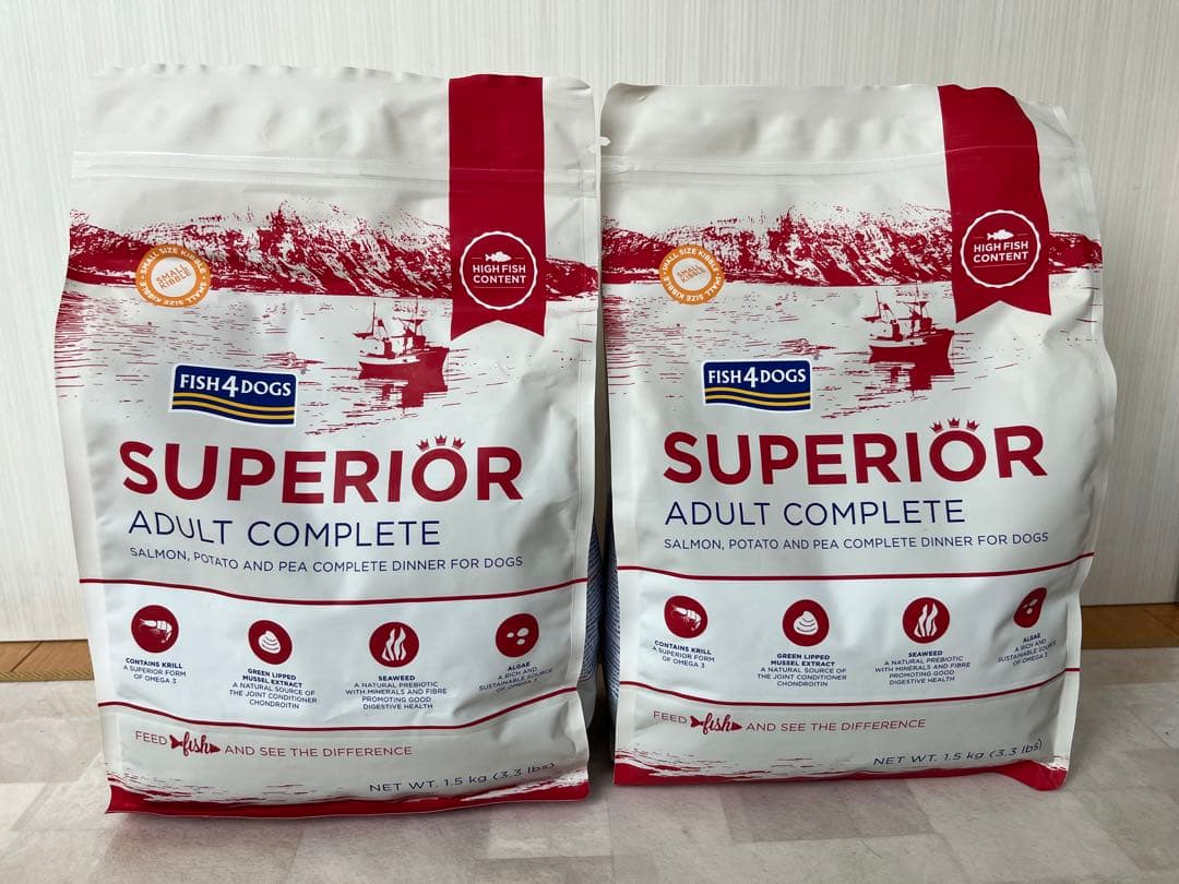 フィッシュ4ドッグズ スーペリアアダルトコンプリート 1.5kg × 6袋
