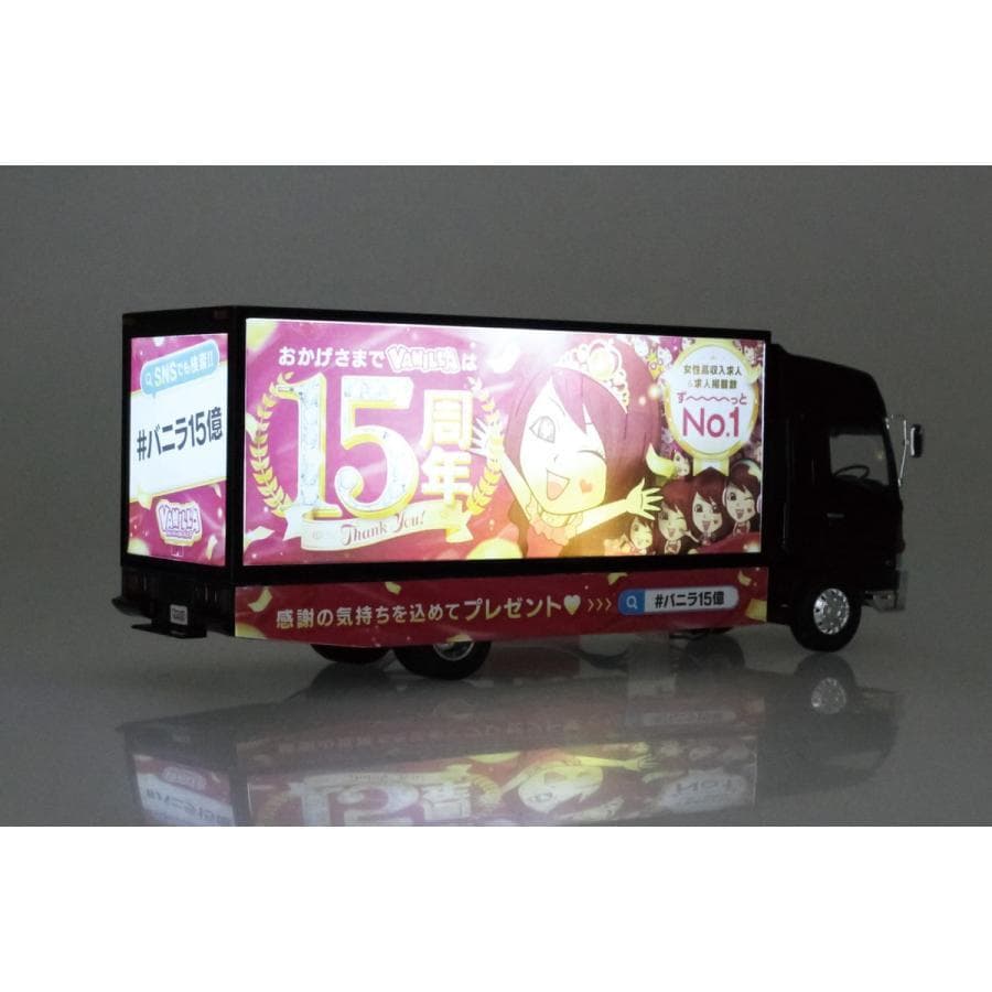 ★新品 アオシマバニラ宣伝カー コレクションスケール No.SP2 プラモデル