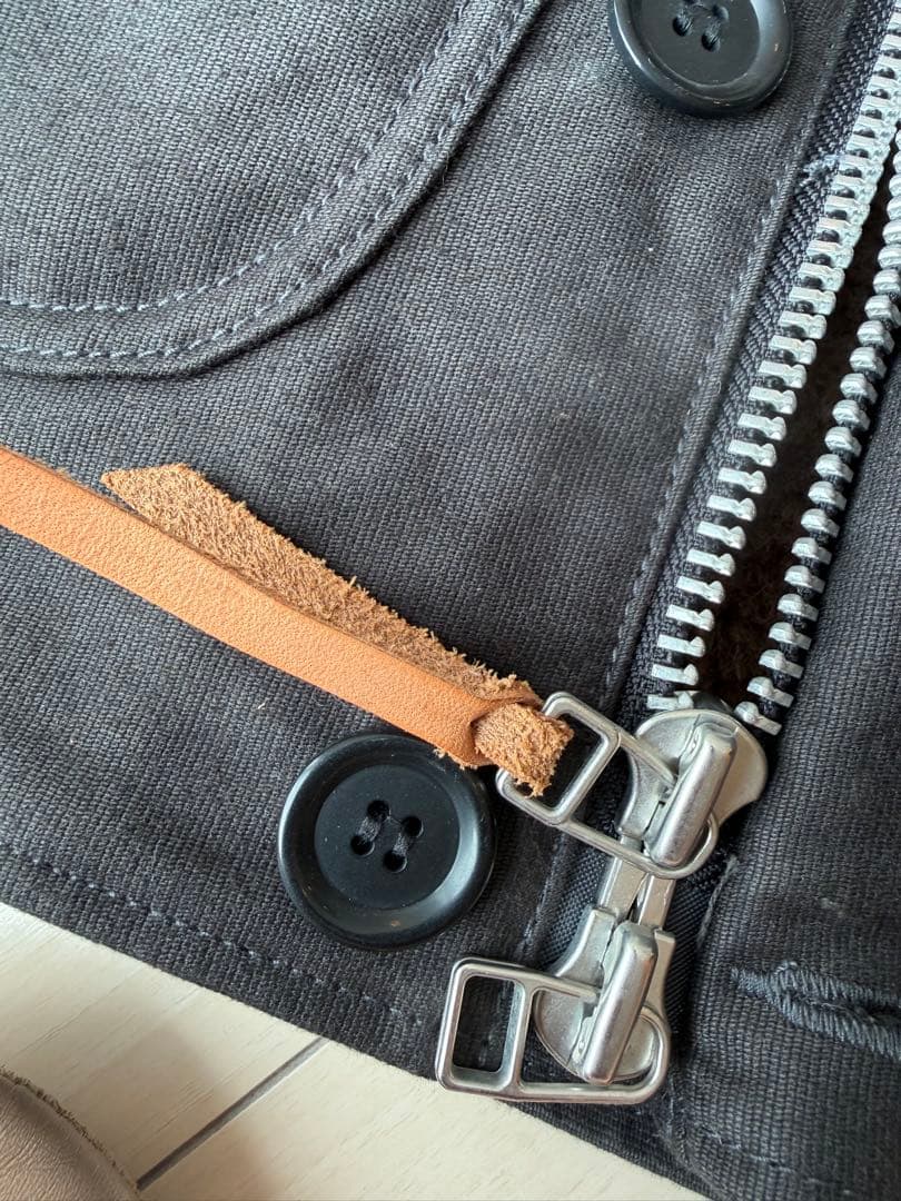 IRON HEART N-1 デッキジャケット xsブラック アイアンハート