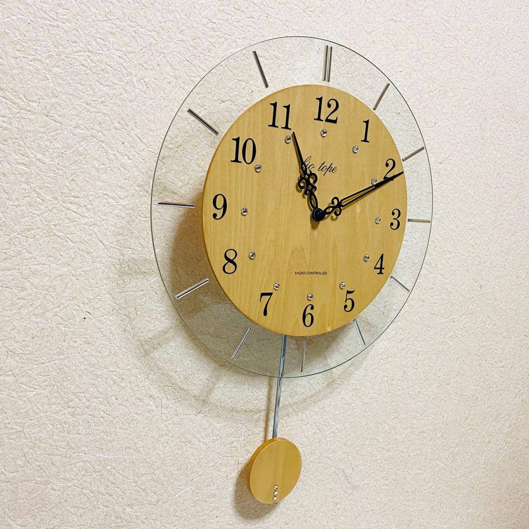 pendulum clock.　板尾工芸　振り子時計　電波時計