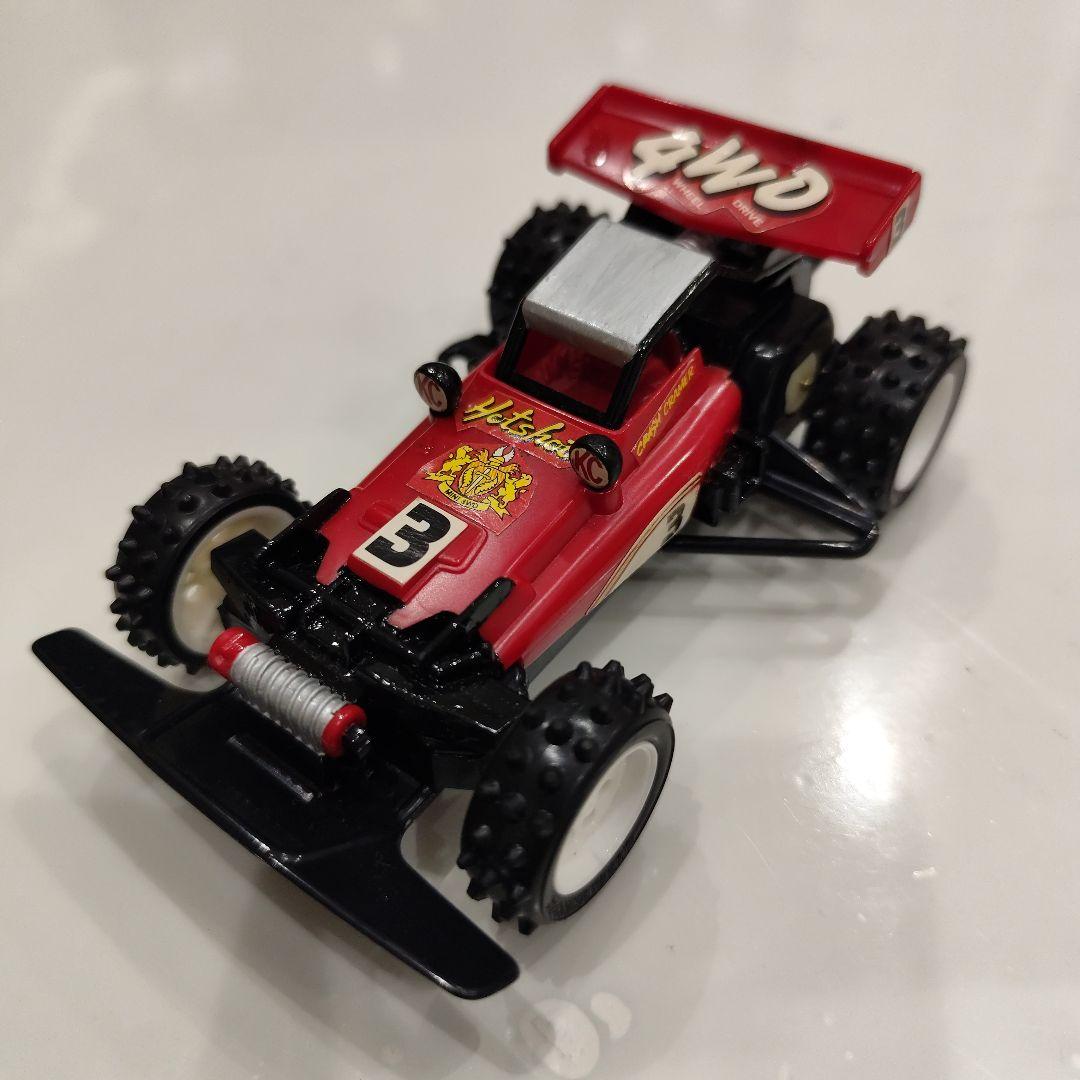 ホットショット&サンダードラゴンミニ四駆✨初期✨ケース付✨ 穴無タイプ1シャーシ