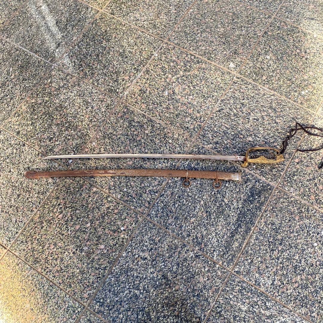 指揮刀　儀礼刀　大日本帝国陸軍　レプリカ　全長84cm アンティーク