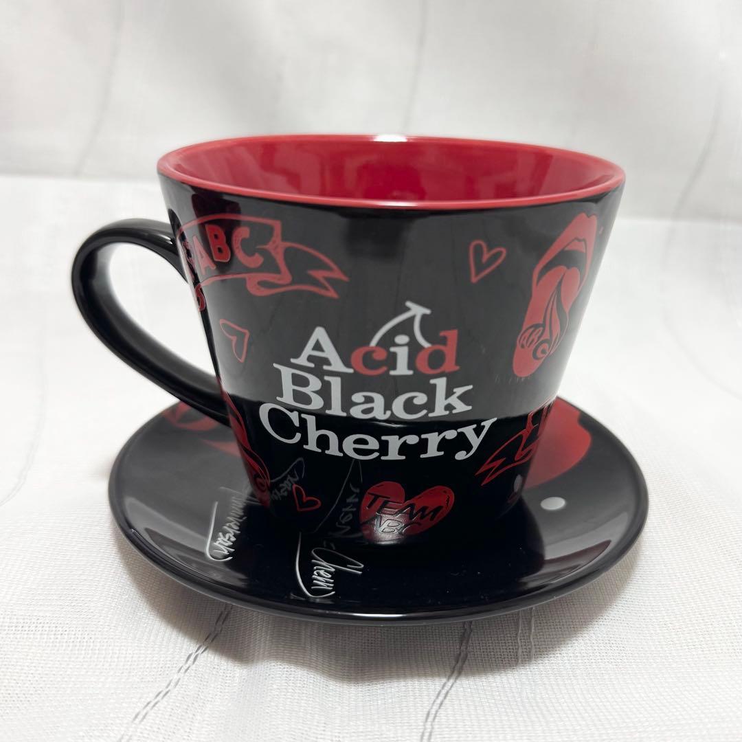 Acid Black Cherry 10周年 カップ＆プレート 赤＆黒セット