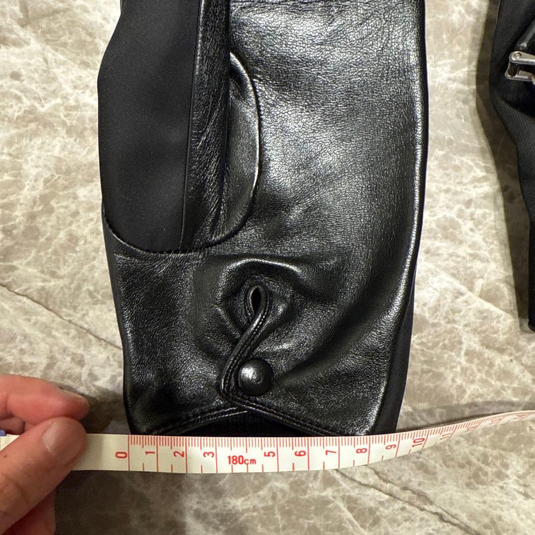 【新品・未使用】PRADA プラダ リナイロン×レザー 手袋 グローブ 8.5