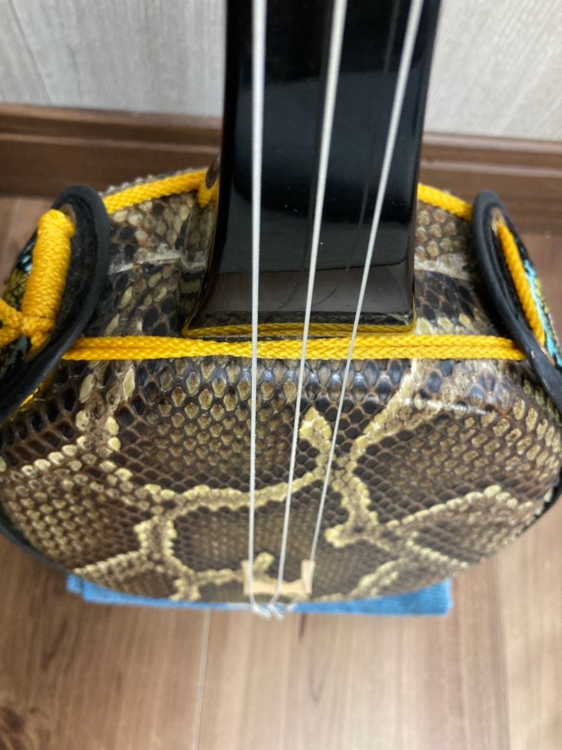 【登り竜ティーガ】沖縄三線✨本革強化張り✨訳あり