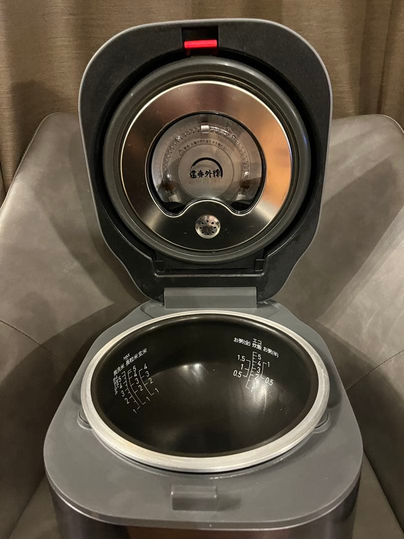 T-fal遠赤外線IH炊飯器ザライス　メタリックRK880CP【5.5合／IH】