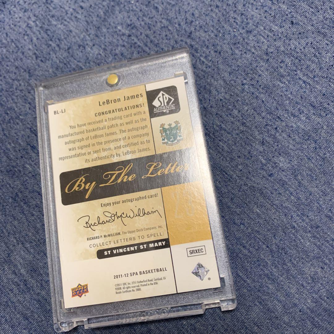 SP Authen Lebron James 23枚限定 直筆サインカード