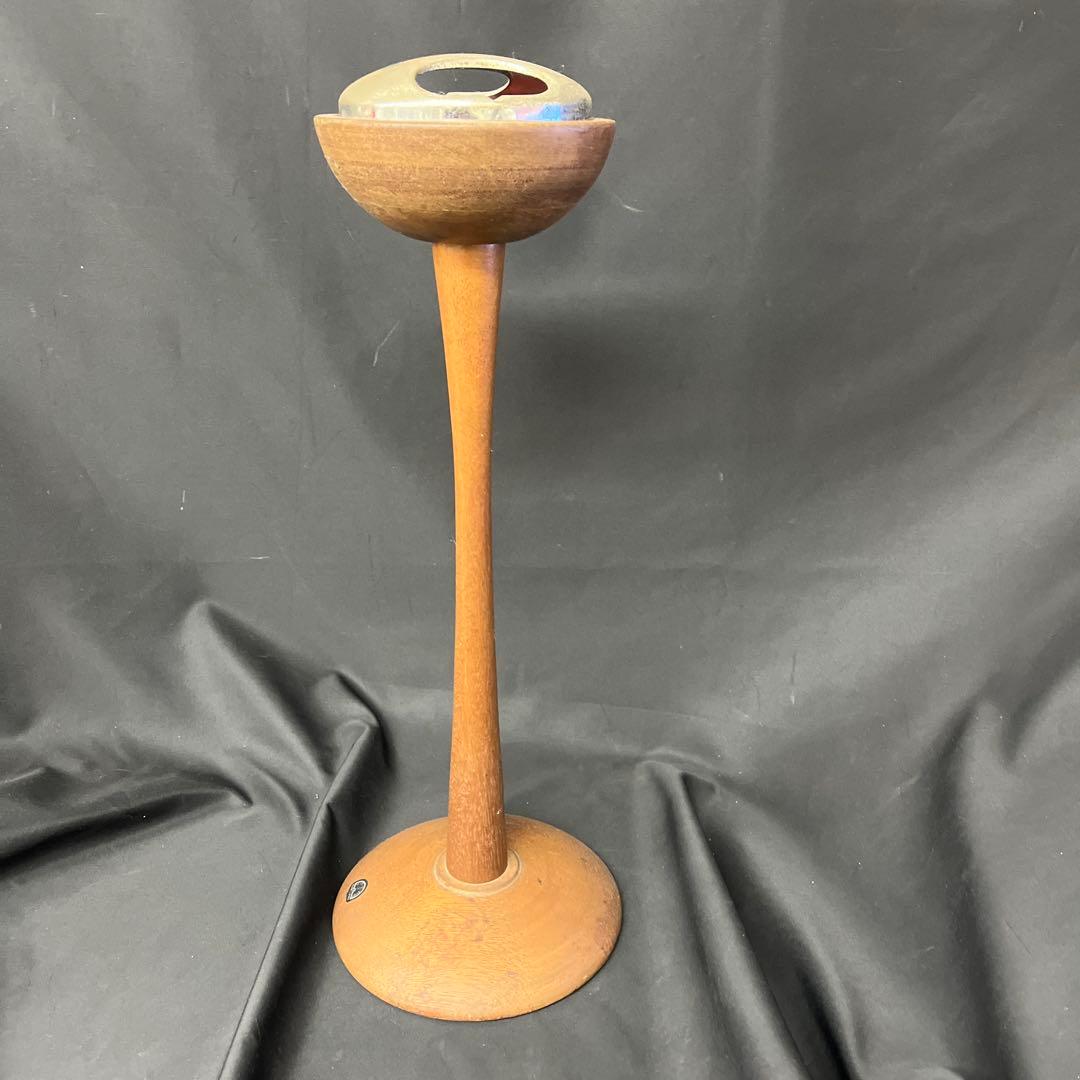 オールドマルニ MARUNI マルニ木工 木製灰皿スタンド ヴィンテージ　古道具