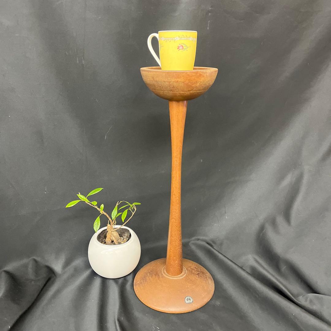 オールドマルニ MARUNI マルニ木工 木製灰皿スタンド ヴィンテージ　古道具