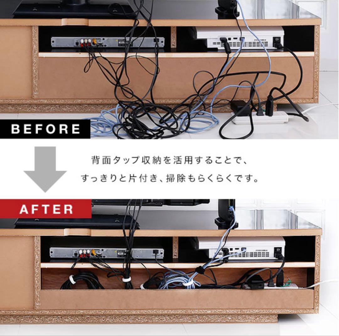 LOWYA テレビボード 180cm 完成品 日本製 ローボード 木目 ブラウン