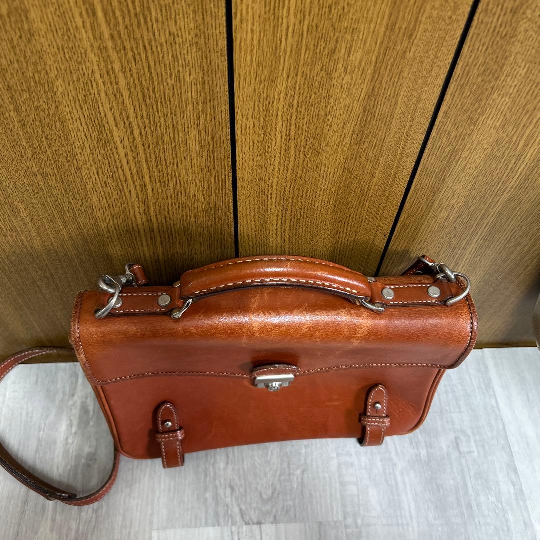 青木鞄 GAZA 本革 ビジネスバッグ ハンド ショルダー 2way 鍵付き