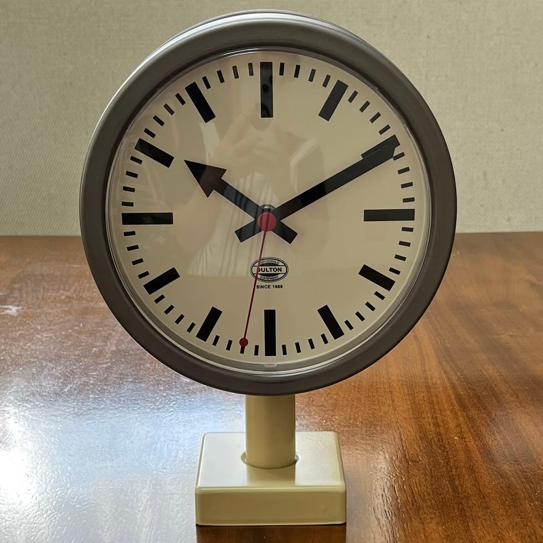 こんちゃん！新品　ダルトン　ダブルフェイスクロック両面時計