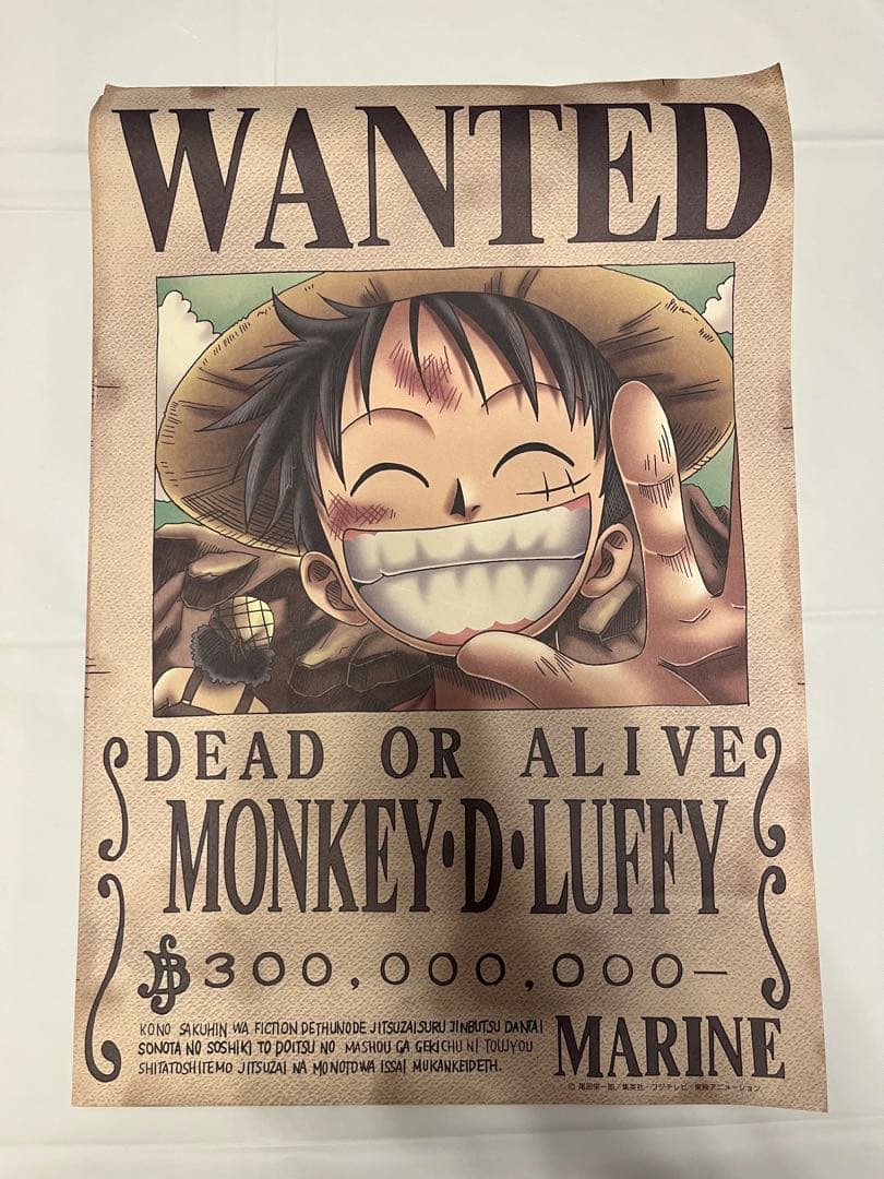 ONEPIECE 手配書ポスターセット