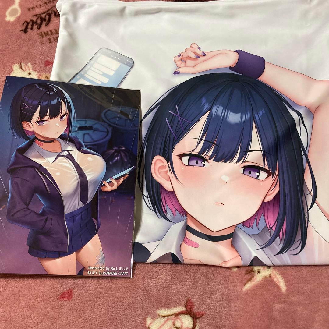 まくらぶ 胡桃沢絵梨 Re：しましま先生描き下ろし 抱き枕カバー　開封品正規品