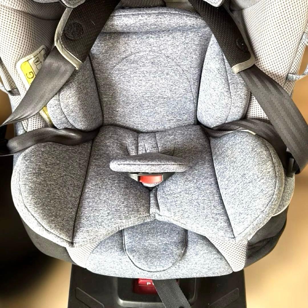 Aprica チャイルドシート グレー ISOFIX クルリラ　新生児