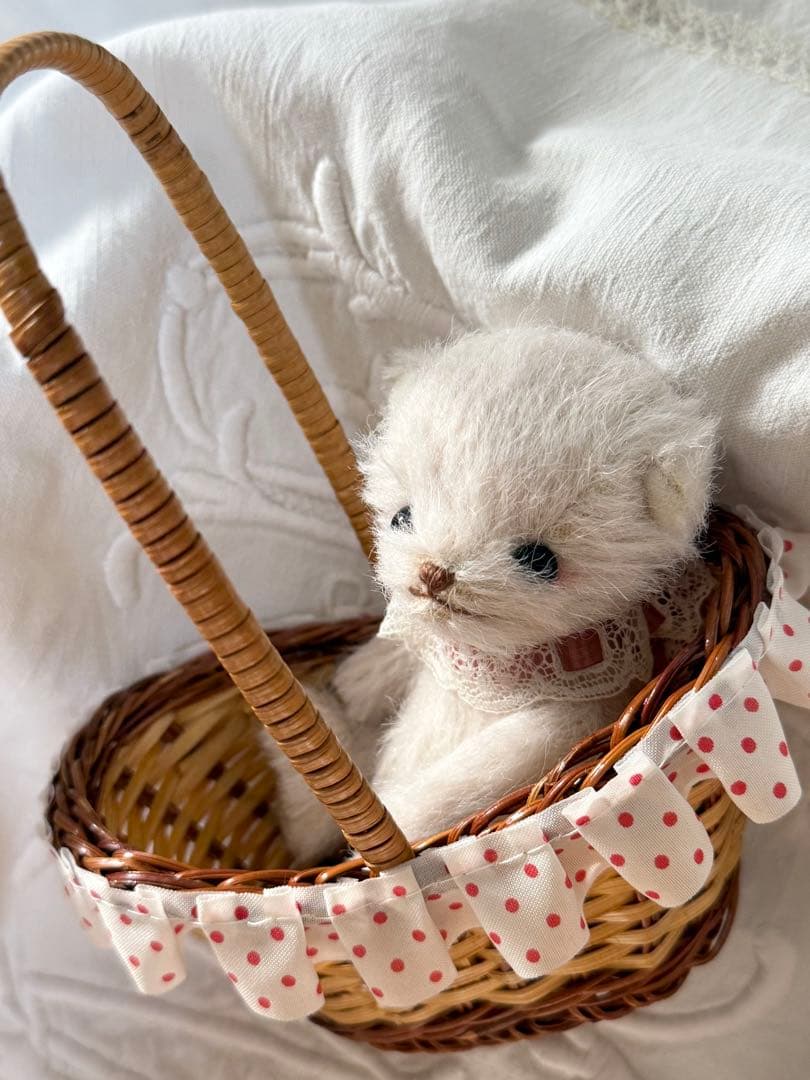 ぽ*る様 テディベア　作家様　にっこり笑顔の小さい子　ベア　クマ　くま　ぬいぐる