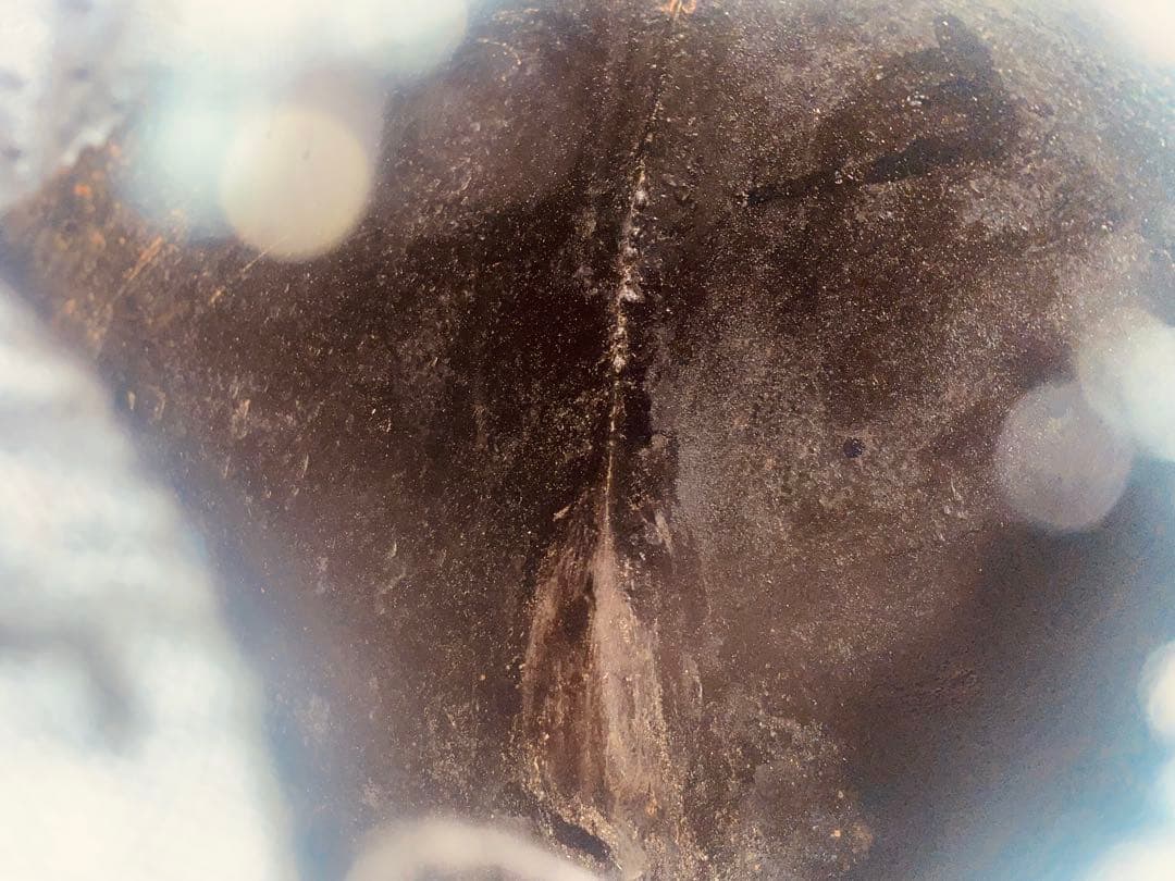 古い兜　ももなり兜？　甲冑　アンティーク　インテリア　時代武具　漆