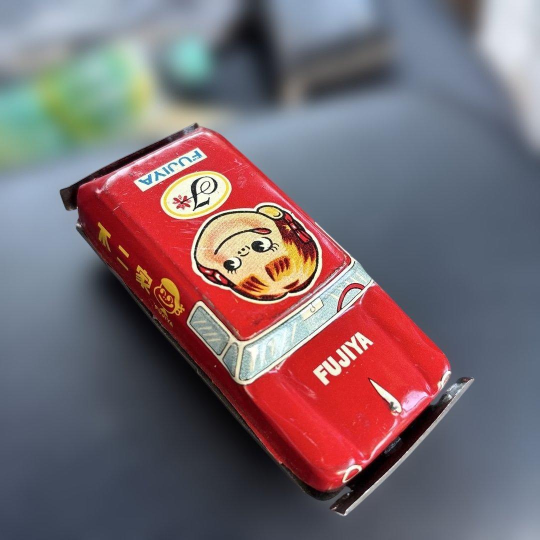 超希少　不二家　ペコちゃん　ブリキミニカー　ヴィンテージ