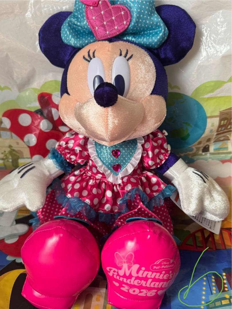 ディズニー　パルパルーザ　ミニーファンダーランド　ぬいぐるみ
