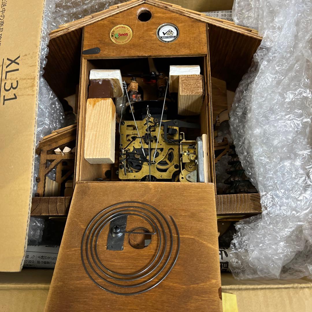 木製 鳩時計 からくり時計　ドイツ製　ロマンス社
