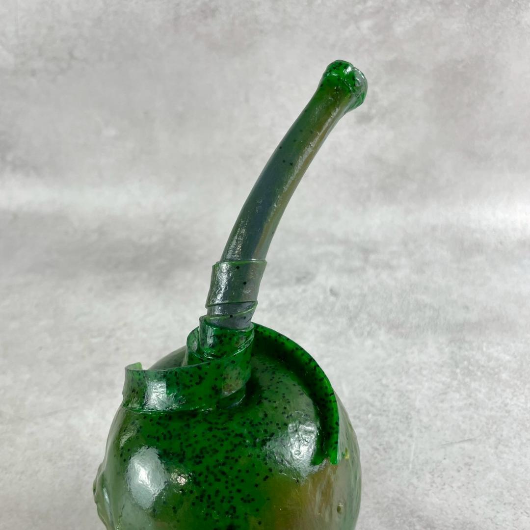 レア　MEDICOM TOY　PUSHEAD SOUR　ソフビ　グリーンラメ