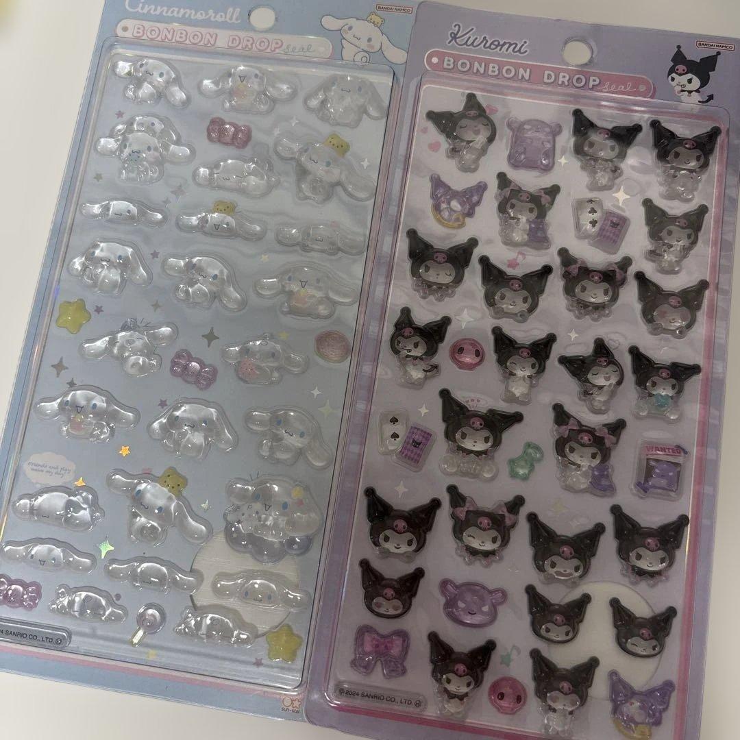gi【即日発送 正規品】 サンリオ ボンボンドロップシール8種 コンプ