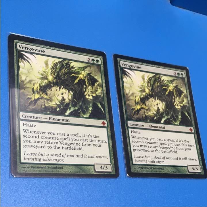 MTG 復讐蔦 vengevine 英語版 二枚セット