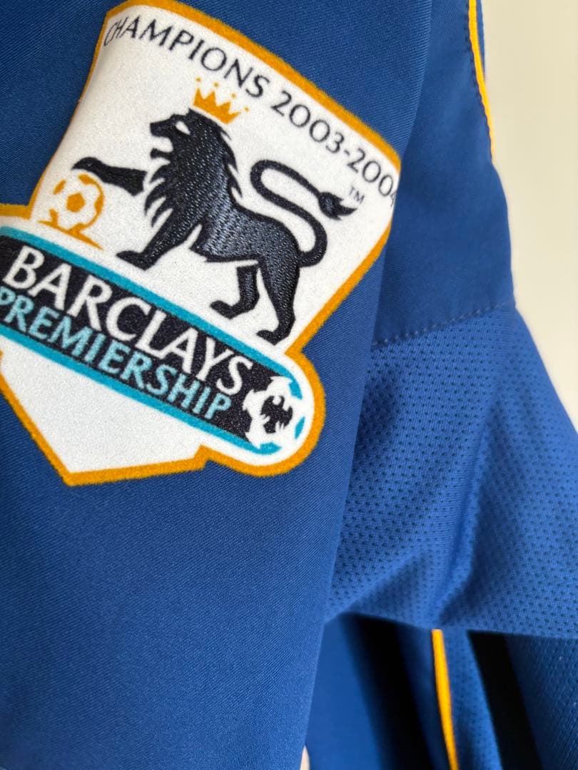 04-05 アーセナルユニフォーム　ティエリアンリ　プレミアリーグ優勝パッチ