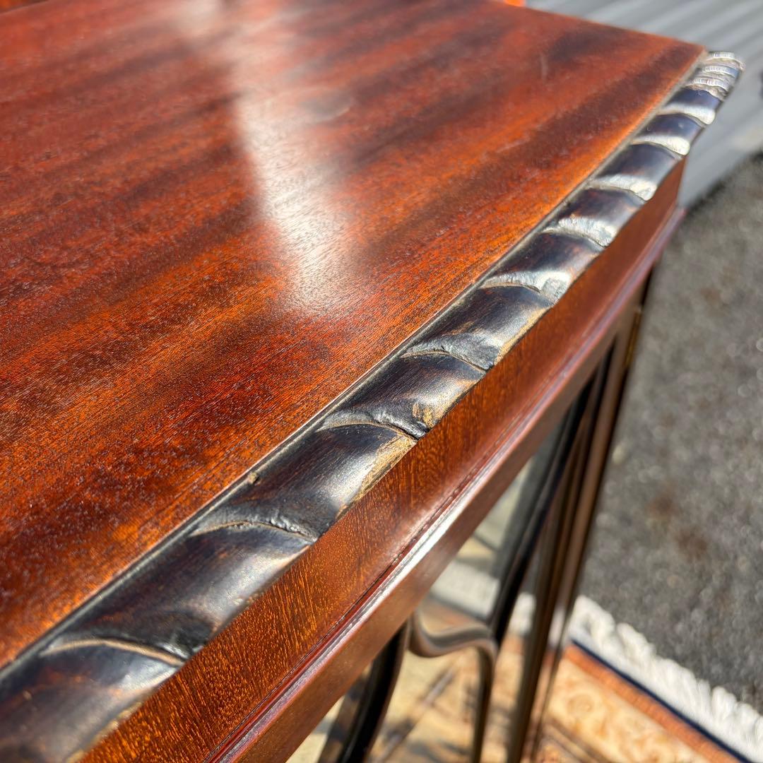 英国 アンティーク キャビネット マホガニー 猫脚 イギリス ヴィンテージ