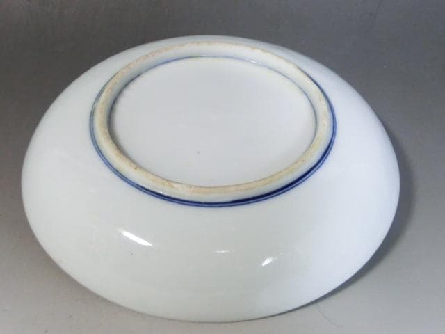 皿■印判果実紋中皿 19枚 明治拾弐年五月 元録模様大形皿 明治期 時代 骨董■