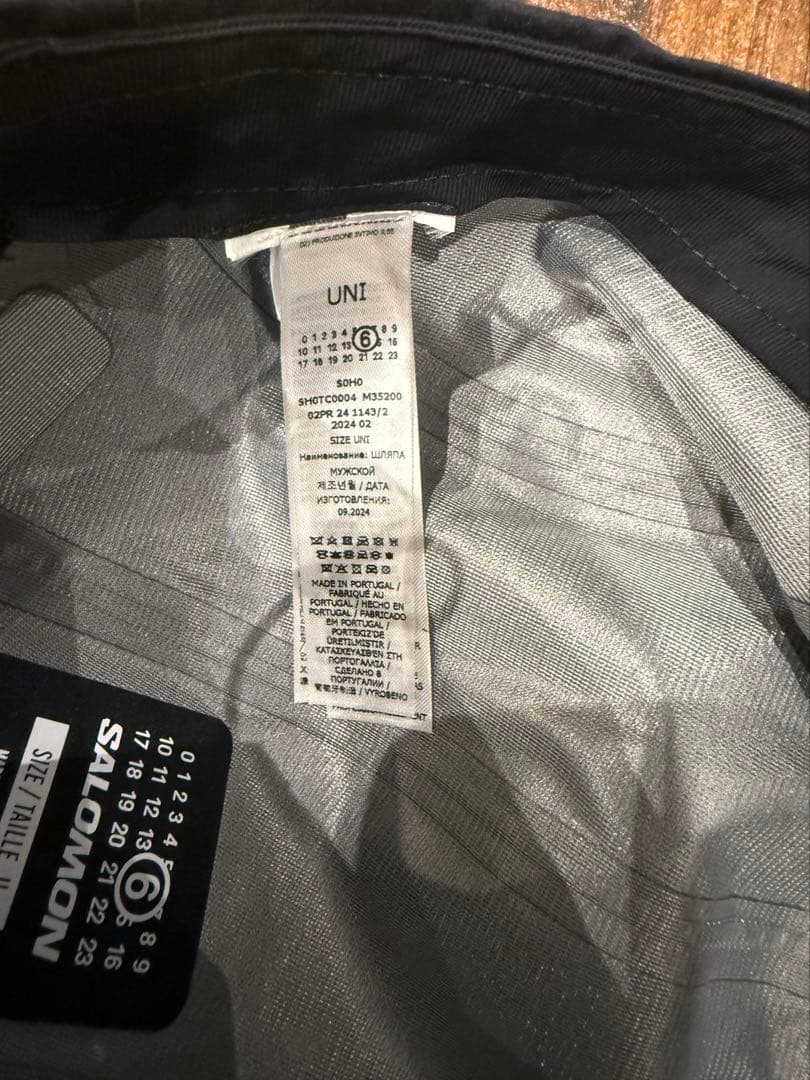 SALOMON CAP MM6 GORE-TEX マルジェラ　ユニセックス