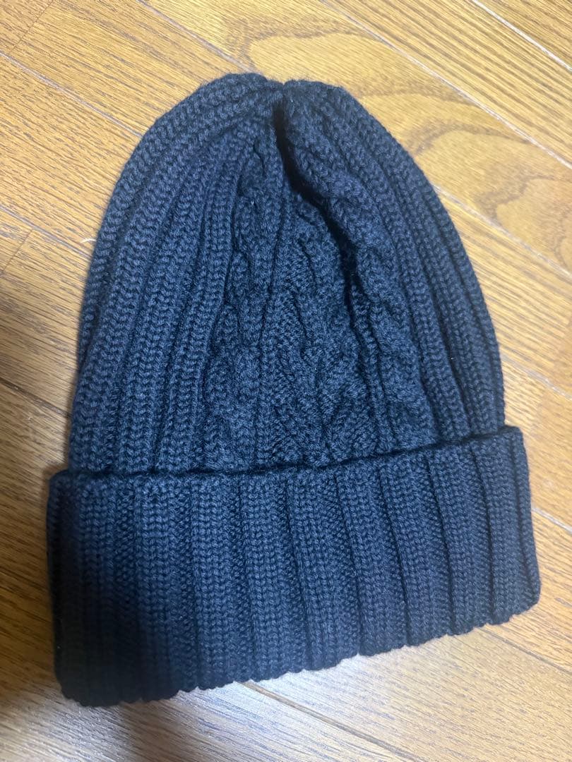 こ*じ様 MONCLER ブラック ニット帽