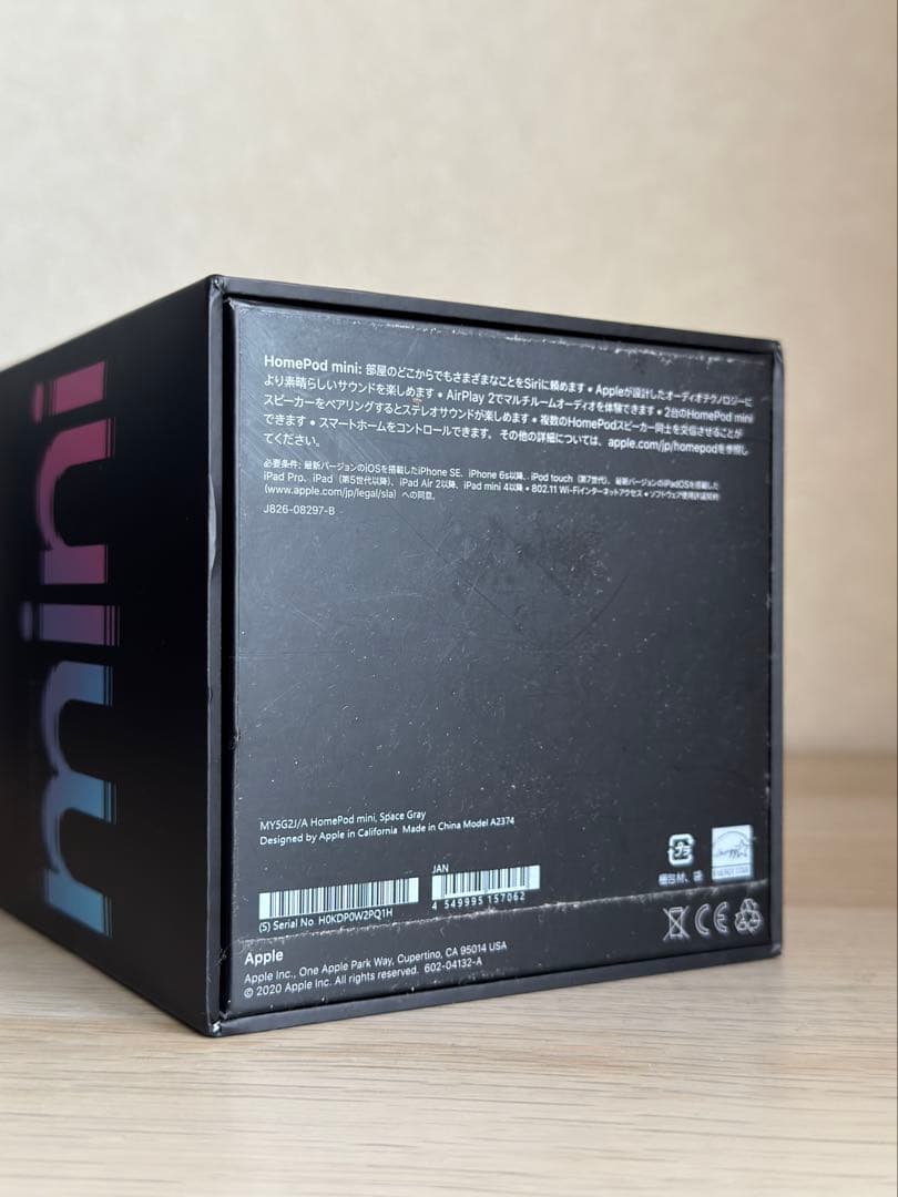 Apple Pod mini 本体＋オリジナルパッケージ付属