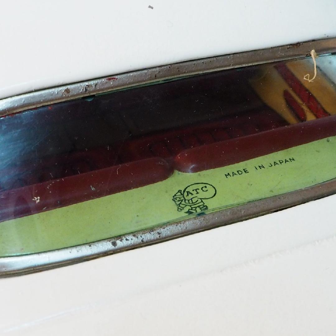 旭玩具【プリンス スカイライン スポーツ白リペイント】当時物ブリキ製ミニカー