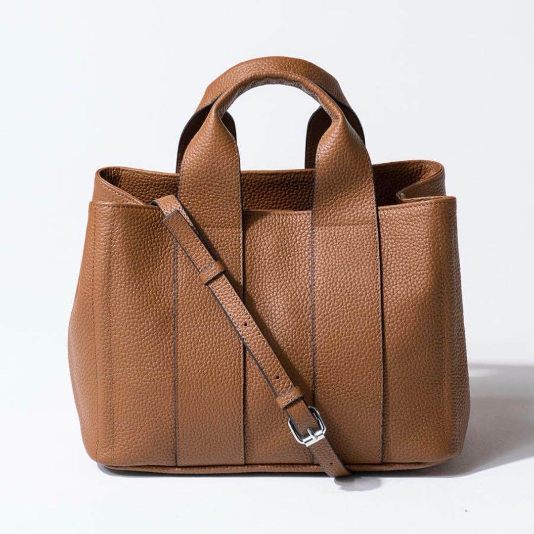 美品　Luziny ルジニー　HAYNI ヘイニ　ハンドバッグ　ブラウン