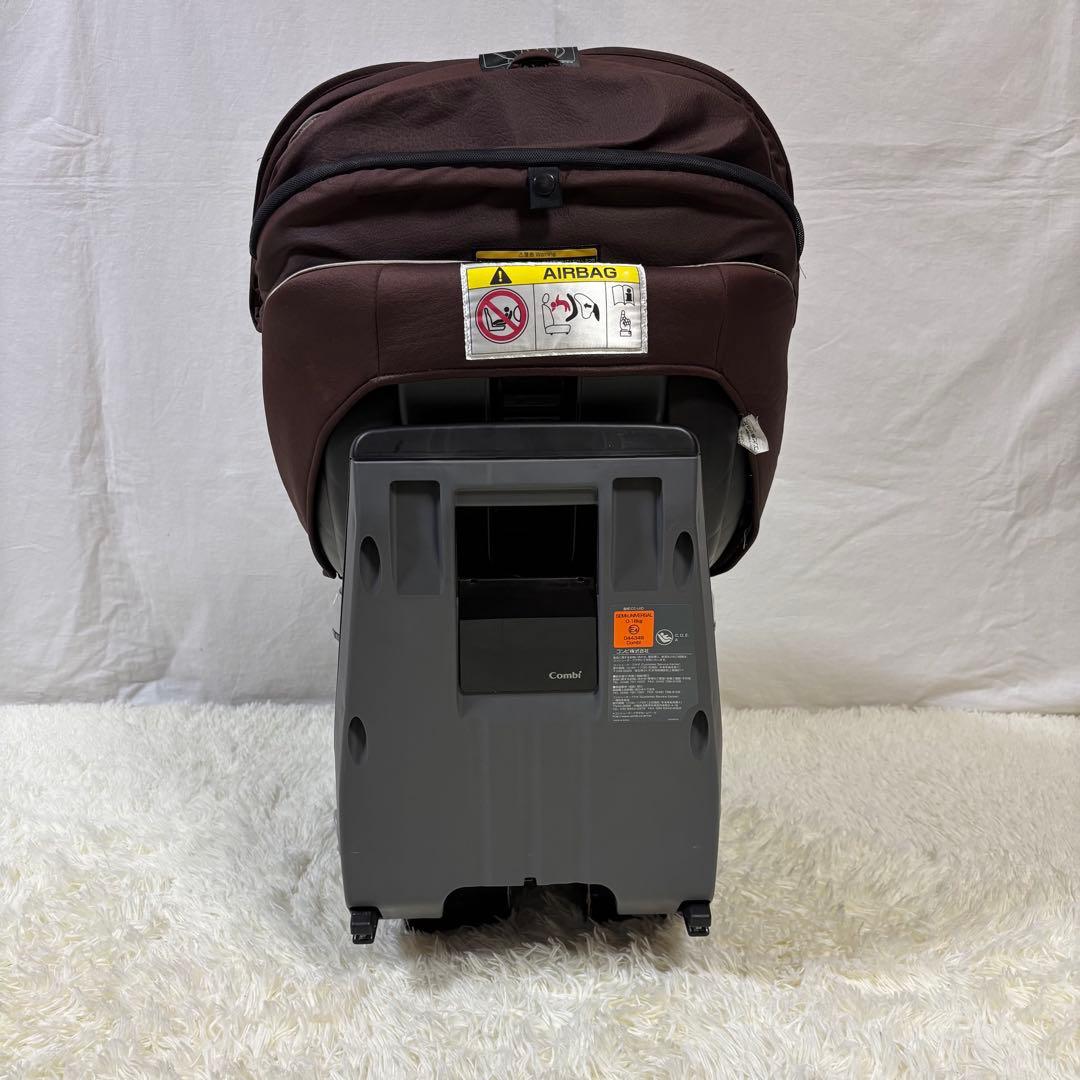 極美品　Combi ネルーム ISOFIX エッグショック NF-700 茶