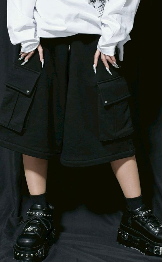 （2026新春福袋） レフレム 2wayワイドスウェットカーゴパンツ