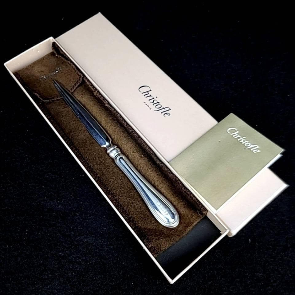 ●良品◇クリストフル アルビ　ペーパーナイフ　箱つき　シルバーコーティング 1