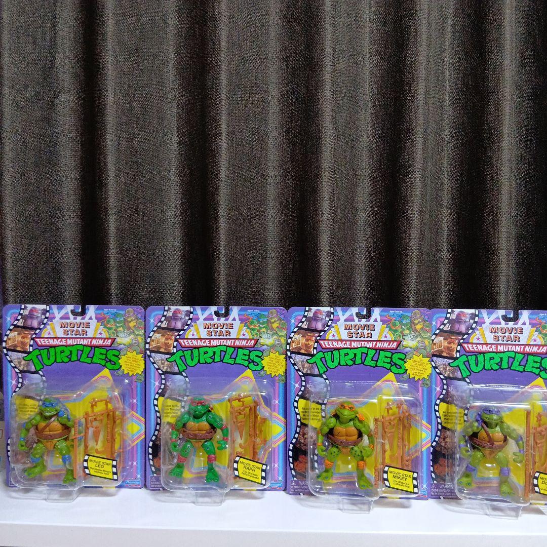 プレイメイツ　ミュータントタートルズ　ムービースター　 ４体セット　TMNT