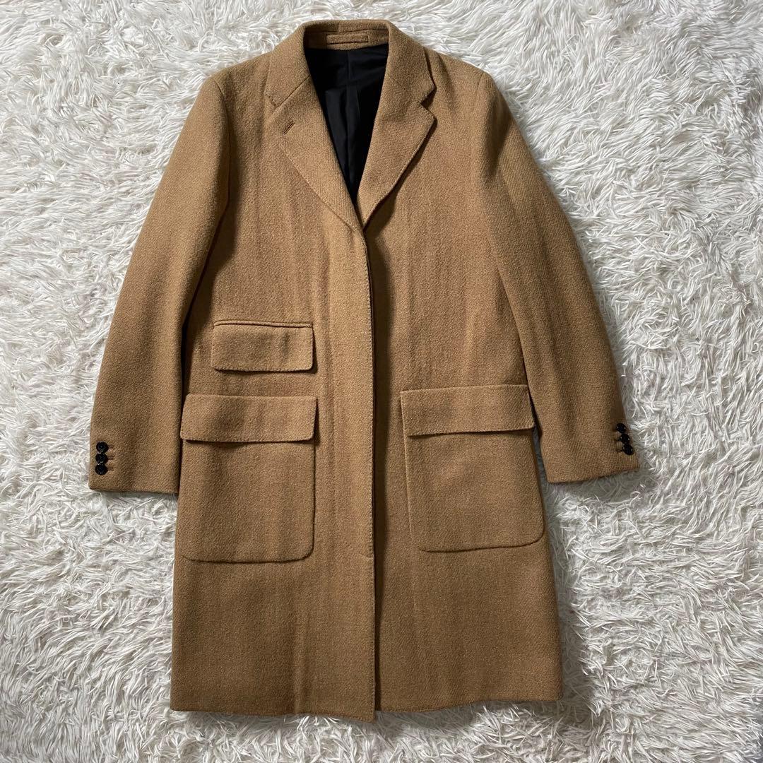 【美品】マーガレットハウエル　チェスターコート　ハリスツイードコラボ　別注　比翼