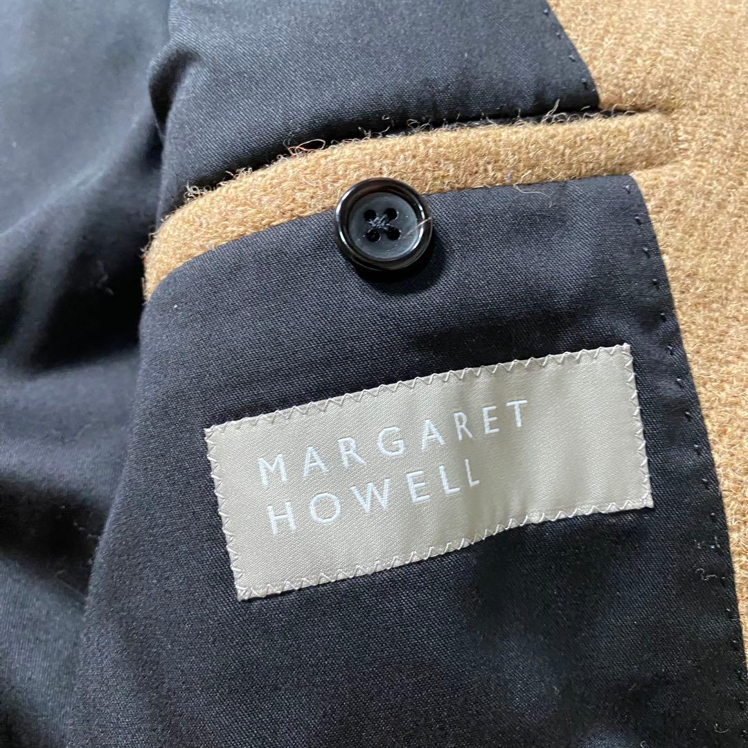 【美品】マーガレットハウエル　チェスターコート　ハリスツイードコラボ　別注　比翼