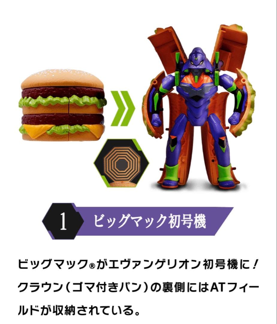 ‼️値下げ中‼️ マクドナルド　エヴァンゲリオン　ゴジラ　フィギュア