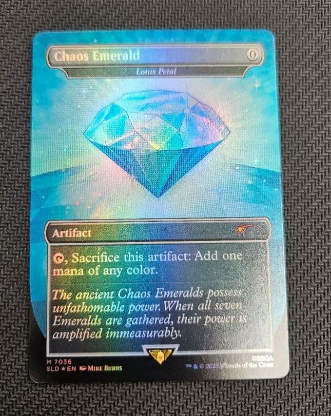 MTG　Chaos Emerald / 水蓮の花びら　foil