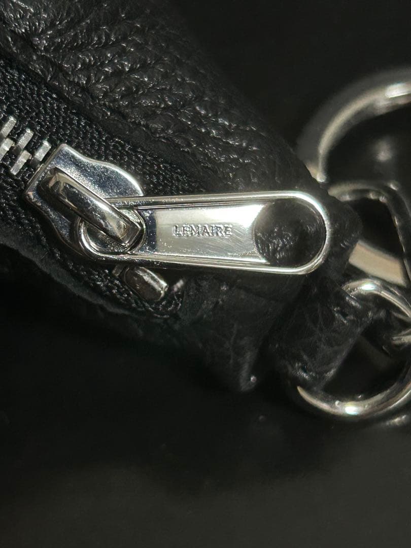 小物 Lemaire Croissant leather coin purse