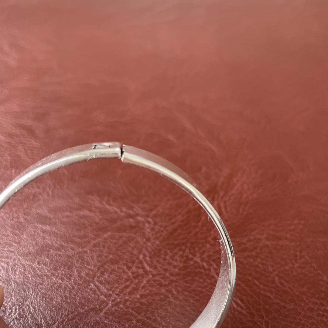ビンテージ シルバー925 バングル MEXICO刻印 バングル タスコ 重厚