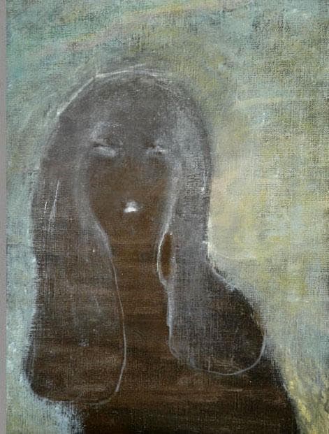 油絵 菅家令子 絵 絵画 インテリア F4-100512 人物 女性像