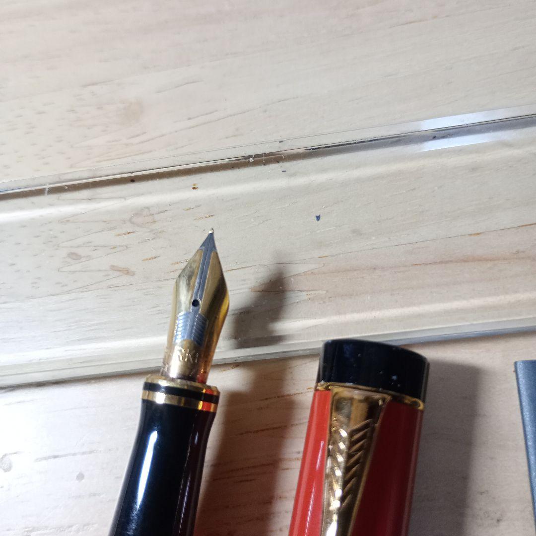 Parker Duofold 万年筆 赤