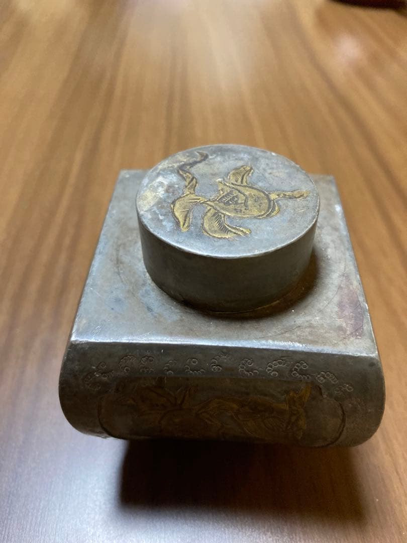 龍*ん様 光大正金王市天順制 骨董品 茶入れ アンティーク