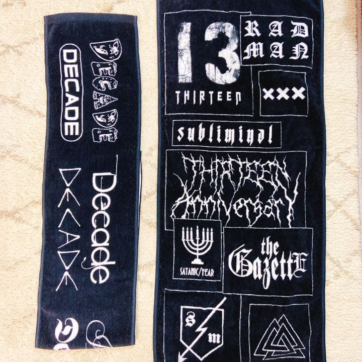 【値下げ！】ガゼット フードタオル・パーカー2点グッズセットtheGazettE