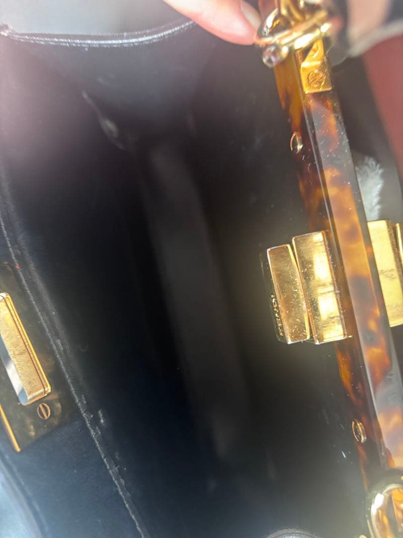 FENDI フェンディ　アイシーユー　ショルダーバック　ハンドバック　ベージュ